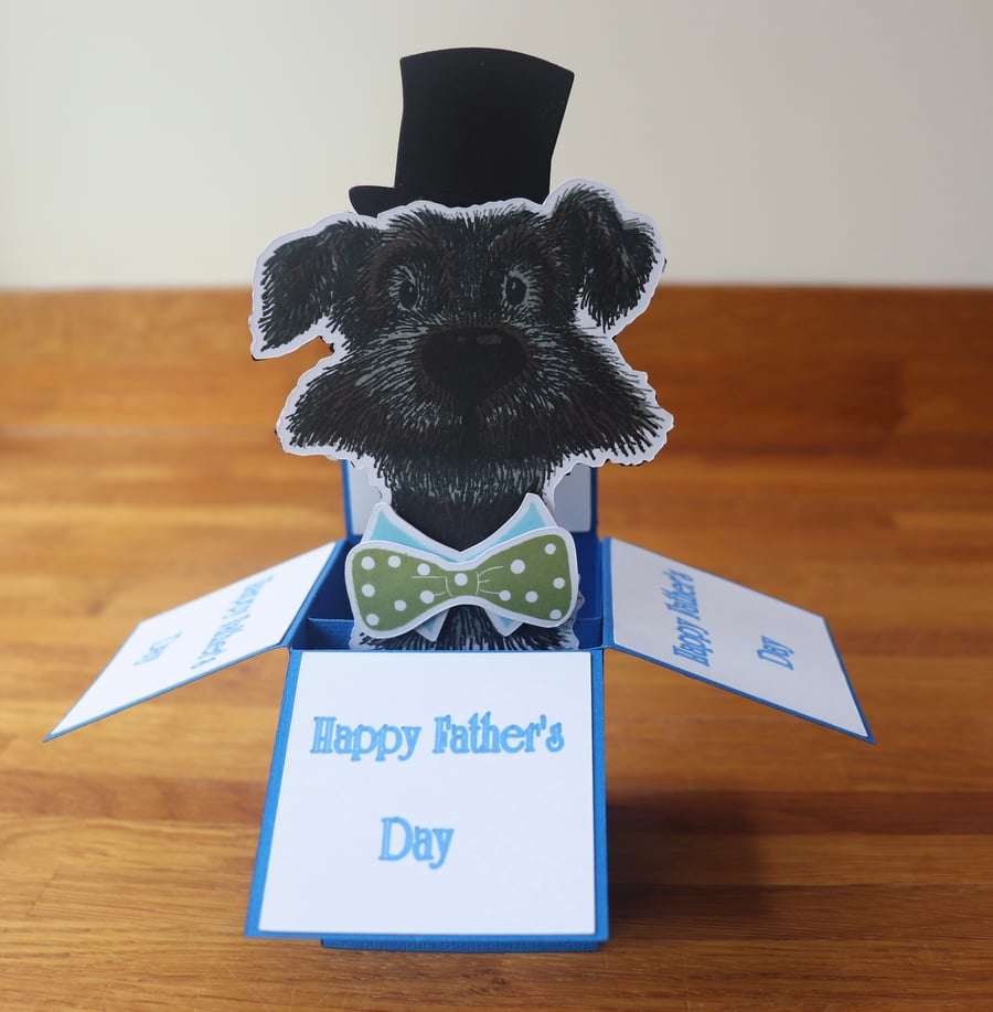 Top hat and bow tie.