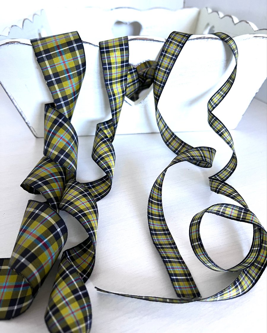 Cornish Tartan Ribbon 