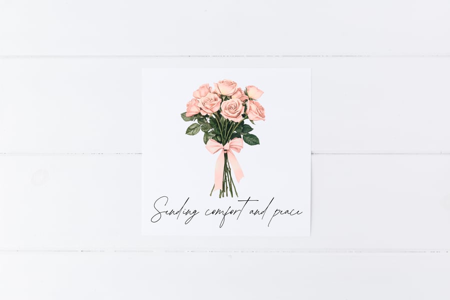 Sending Comfort and Peace Card
