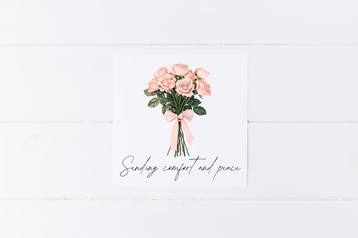 Sending Comfort and Peace Card