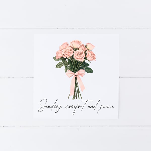 Sending Comfort and Peace Card