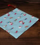 Handmade Christmas Gift Bag Snowmen-Children Design, Eco-Friendly-FGB09 - Image 2
