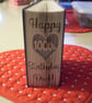 Happy 100th birthday Dad CUT & FOLD Book Folding Pattern - EMAILED PDF PATTERN - Image 1