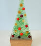 Fused glass free standing Christmas tree 