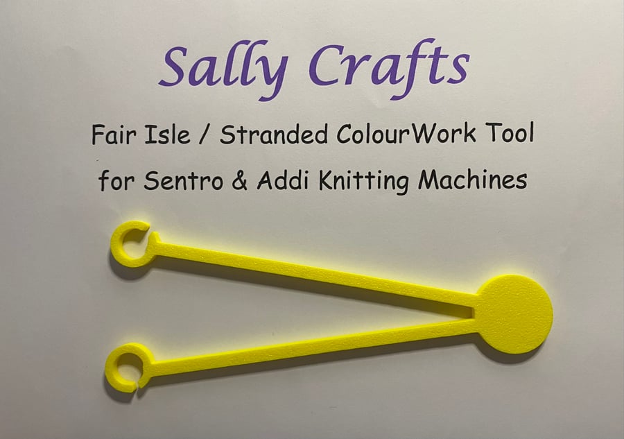 Stranded Colorwork Knitting Technique Tool for Sentro & Addi knitting machines