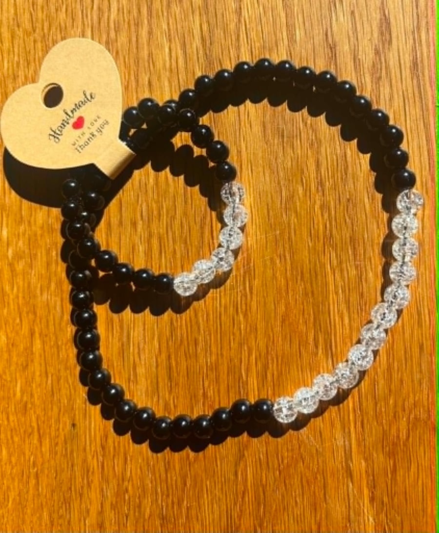 Handmade Beaded Necklace & Bracelet Set