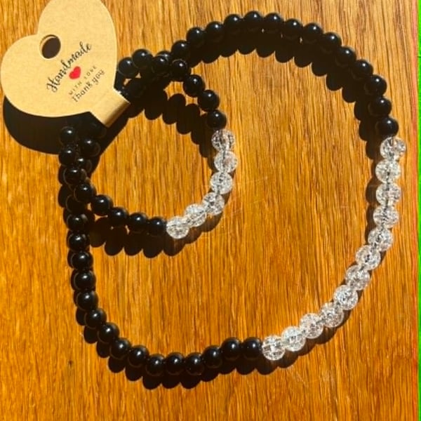 Handmade Beaded Necklace & Bracelet Set