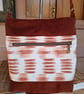 Brown velvet bag
