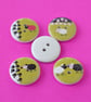 20mm Wooden Sheep Buttons Fun Children's Button (RS1) - Image 5