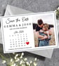 Personalised save the date invitation, Personalised Save the date fridge magnet - Image 4