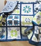 Gift for student: Patchwork Quilted Throw - Image 3