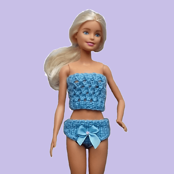 KNITTING PATTERN PDF Pretty Panties for Doll