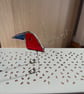 Handmade stained glass free standing bird - Image 3