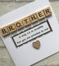 Handmade card Brother card Happy Birthday Brother Card Bro birthday card card fo - Image 2
