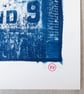 A4 Cyanotype Handmade Print: 'Twice Nightly' - Image 4