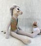 Handcrafted Textile Doll- Sulley the Rabbit