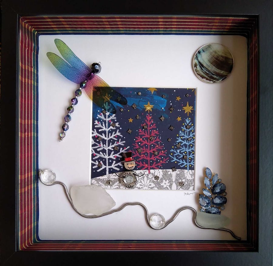 Magical Night Winter Scene