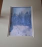 Snowy woodland blue purple wash  - Image 2
