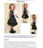  Sewing pattern for 11-12" Fashion Doll, 1920's style. - Image 1