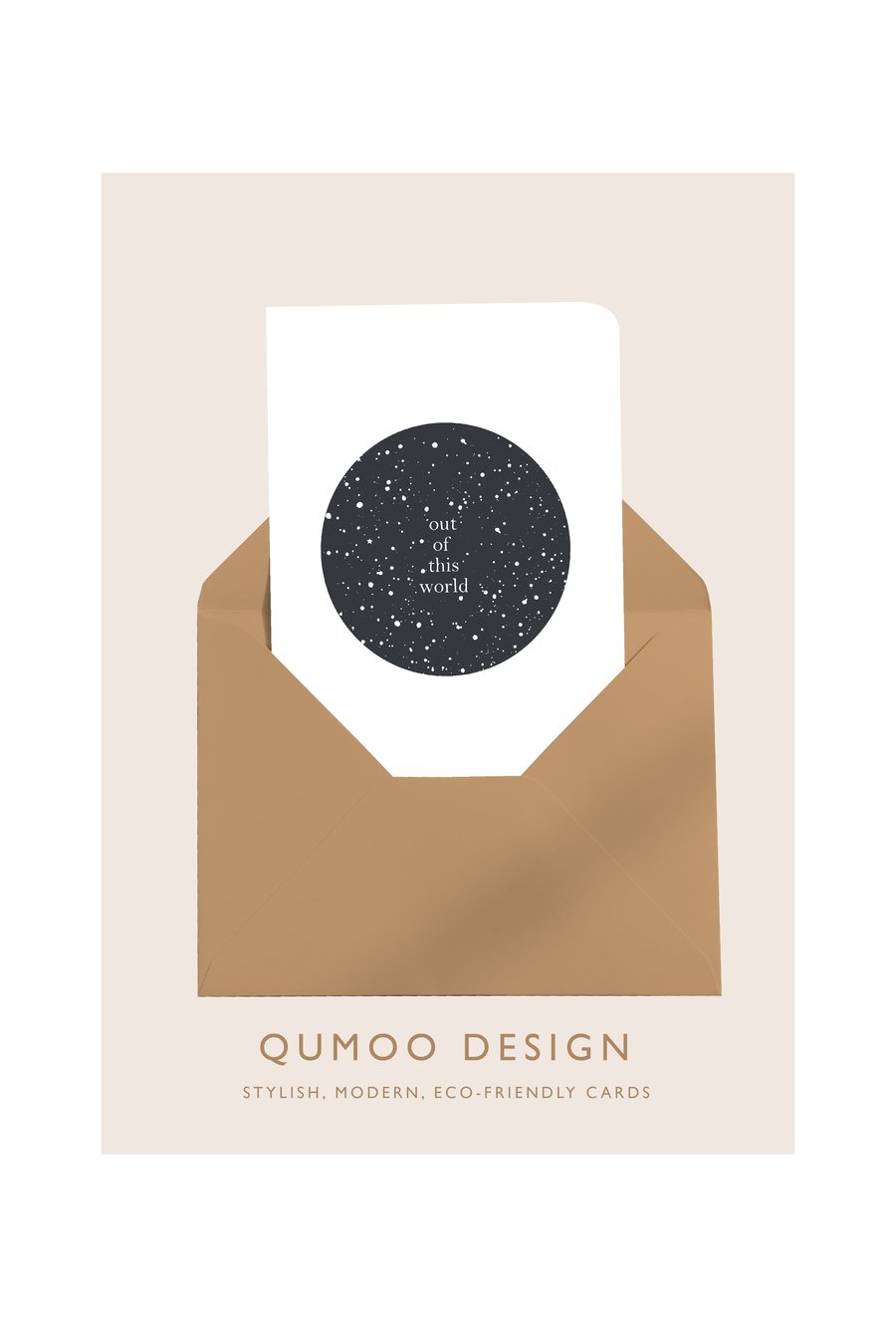 Stars Out of this World Blank Greeting Card (QM 286)