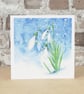Christmas Card Christmas Snowdrops - Image 1