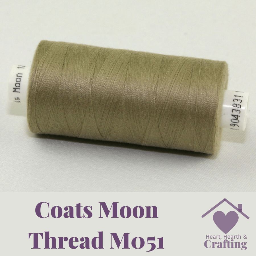 Sewing Thread Coats Moon Polyester – Brown M051