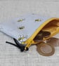 Small purse, coin purse, bees - Image 7