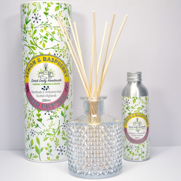 Lemon & Raspberry Reed Diffuser