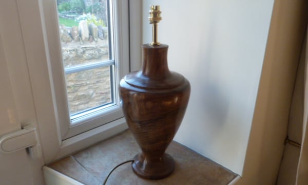 WONDERFUL WALNUT LAMP