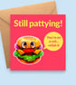 Funny Burger Congratulations Card - You're On A Roll - New Job, Exams