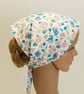 Summer hair covering for women, extra wide cotton head scarf, hair tie - Image 4