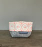 Tin Can Cutie - Orange Circles Grey Tweed - Image 2