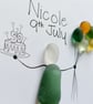 Personalised Sea Glass Birthday Picture, Handmade Milestone Birthday Gift - Image 6