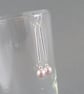 Long Blush Pearl & Silver Bar Drop Earrings - Simple Light Pink Dangle Earrings - Image 3