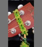 Spring Green Dingly Dangly   Ukulele Headstock Wrap - Image 5