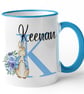 Personalised Name Bunny Rabbit Initial and Name Variations - Image 1