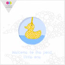 Welcome to the Pond, Little One Ceramic Keepsake Card