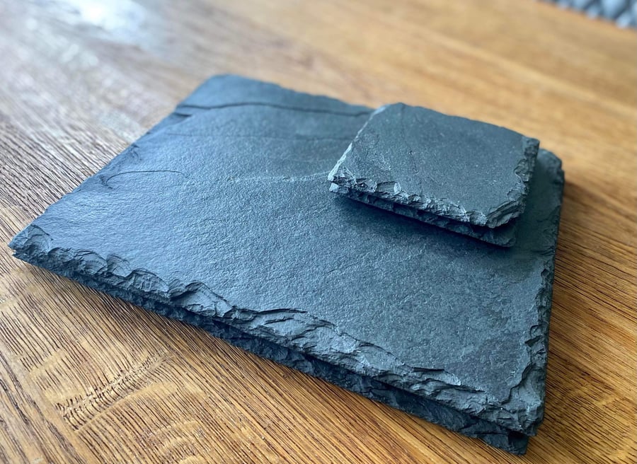 Slate Placemats and Coasters 