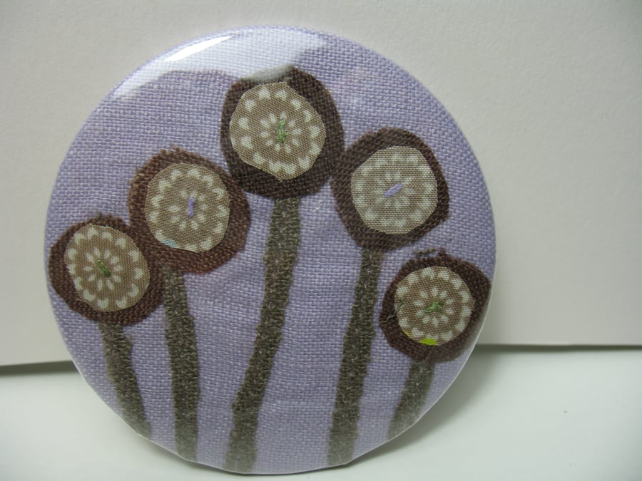 Seed Heads pocket mirror
