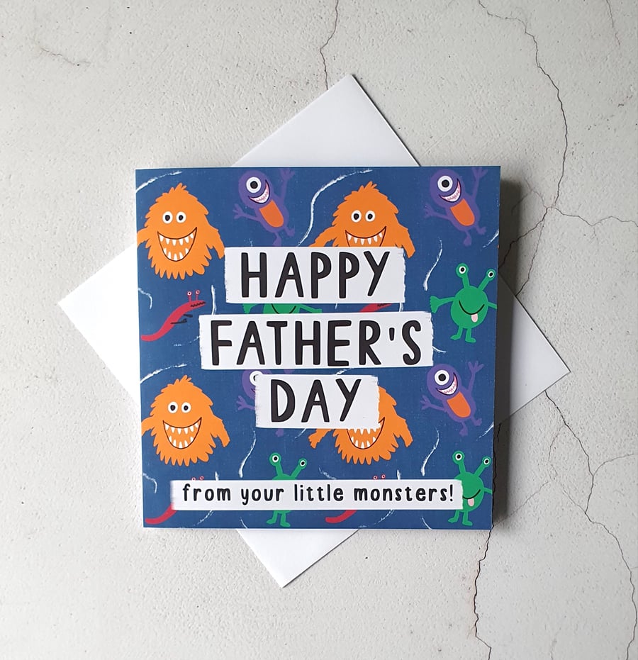 Monsters Father’s Day Card