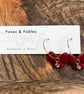 Red bow hoops - Image 2