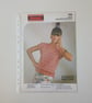 VINTAGE MACHINE KNITTING PATTERN Ladies Pink Vest - Image 5