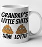 Grandad's Gift Personalised Grandad's Little Sh... Mug Funny Present for Grandad - Image 7