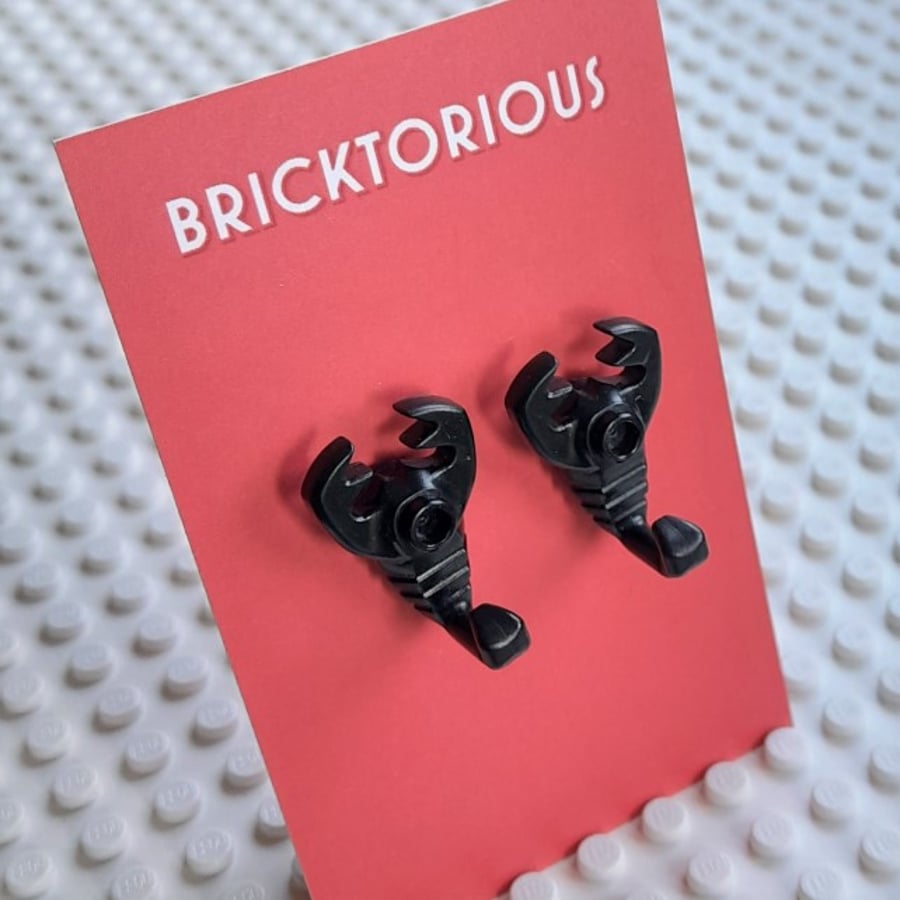 Lego Lobster Earrings