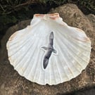 Die Cut Sticker from original photography Seagull seaside beach craft journal