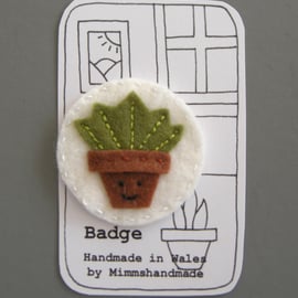 Brooch handmade cute plant  free 