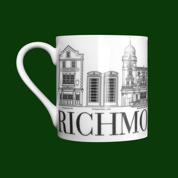 RICHMOND GREEN Fine Bone China Mug