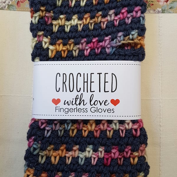 Alpaca Wool Fingerless Gloves