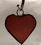 Stained glass small heart, PINK and PURPLE variations - Image 3