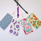 Set of 4 assorted vintage floral gift tags for any occasion 